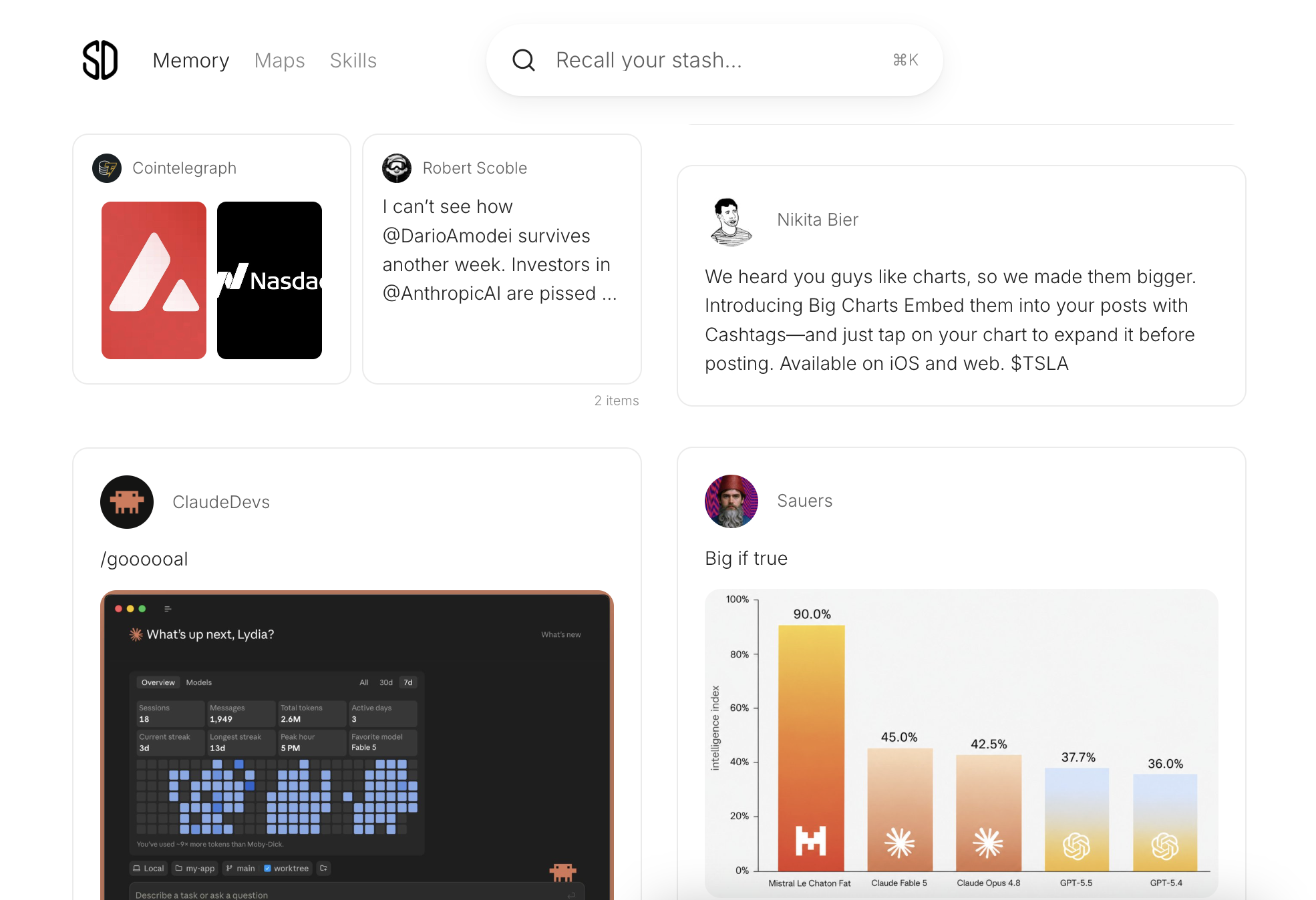 SocraticOS product view for saved browser context